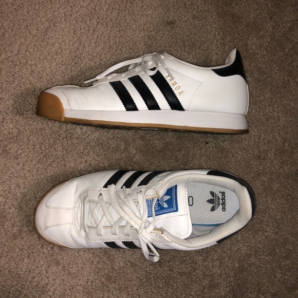 black adidas gum bottom